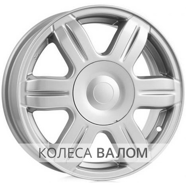 K&K KC670 6x15 4x100 ET48 54.1 сильвер (Solaris/Rio)