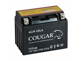 COUGAR AGM VRLA 12В 6ст 12 а/ч пп YTX12-BS
