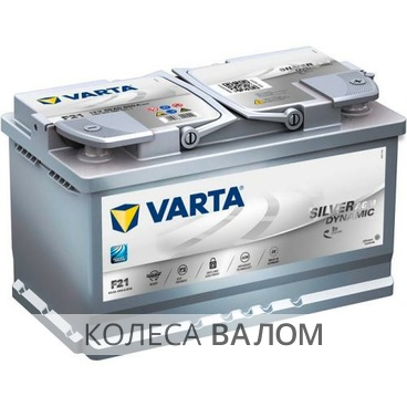 VARTA Silver Dynamic 580 901 080 12В 6ст 80 а/ч оп AGM
