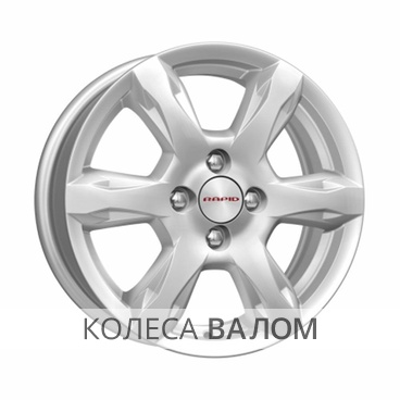 K&K KC693 6x15 4х100 ET48 54,1 сильвер Kia Rio