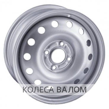 ТЗСК Hyundai Solaris/Kia Rio 6x15 4x100 ET48 54.1 серебристый металлик